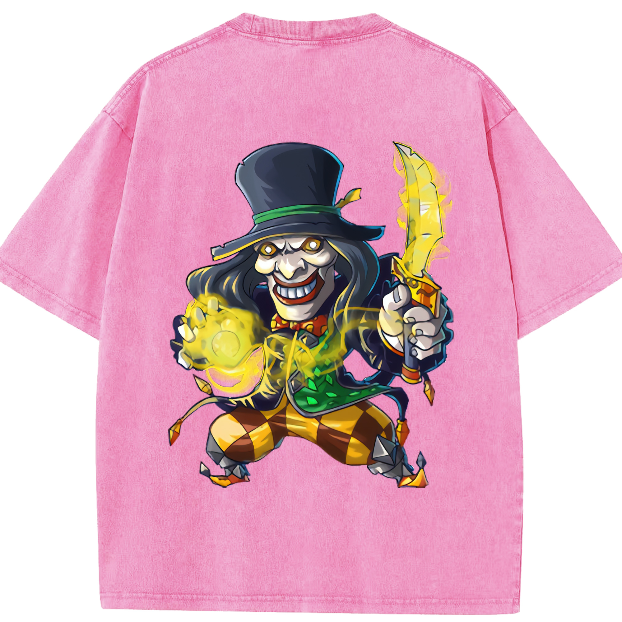 リーグ・オブ・レジェンド League of Legends LOL 綿100% ヴィンテージ風 半袖Tシャツ（背面プリント）